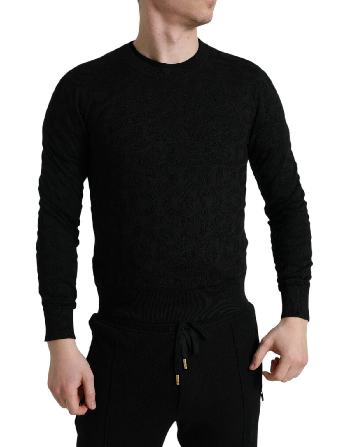 Pull ras du cou en soie élégant Dolce &amp; Gabbana pour homme