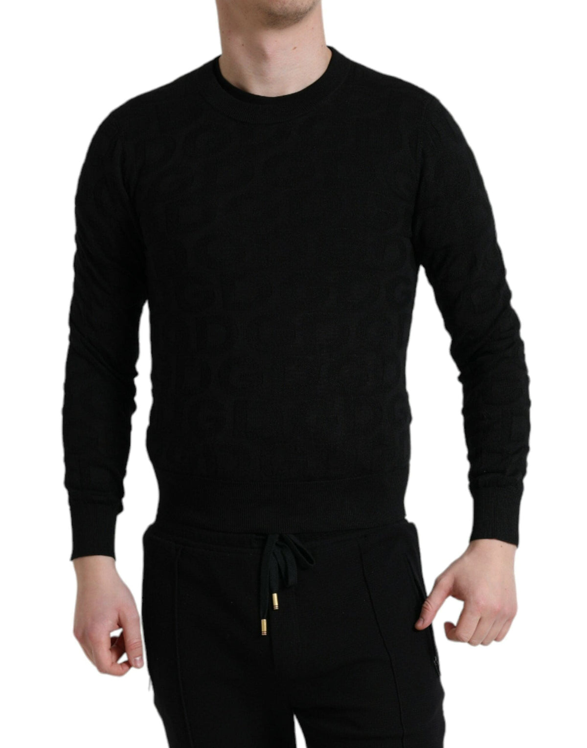 Pull ras du cou en soie élégant Dolce &amp; Gabbana pour homme