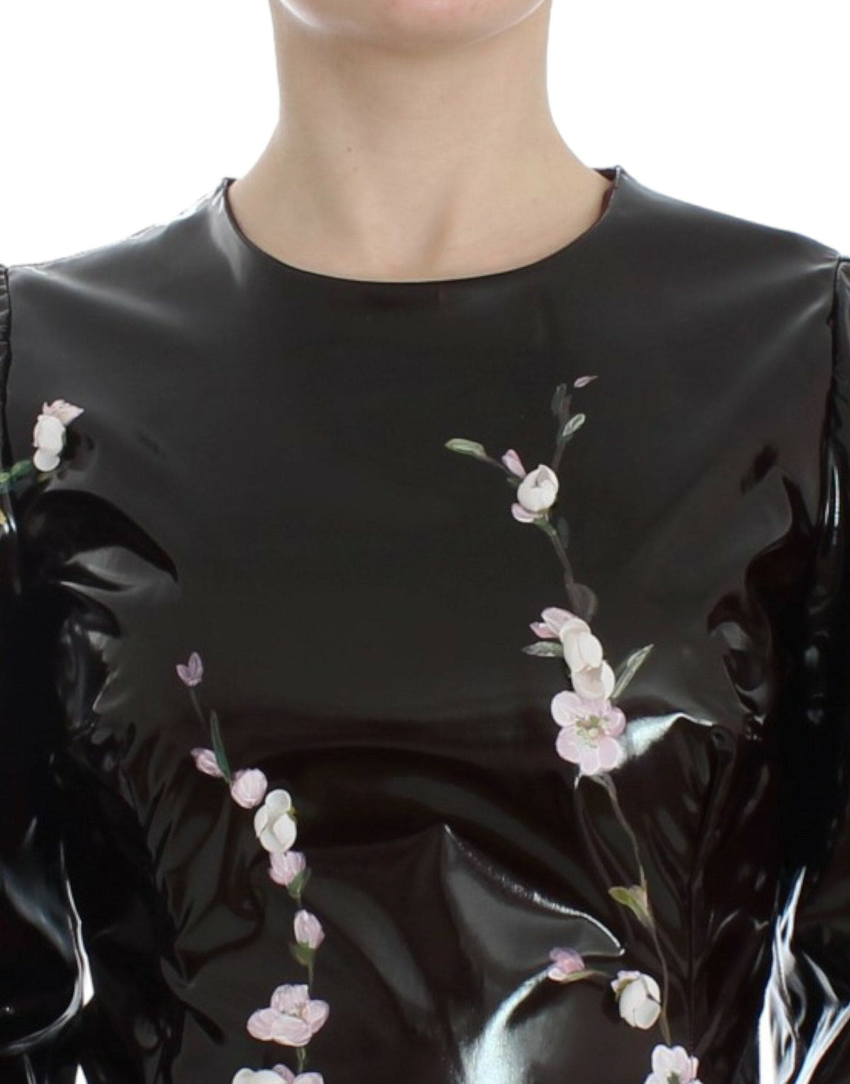 Robe de cocktail fourreau fleurie élégante Dolce &amp; Gabbana