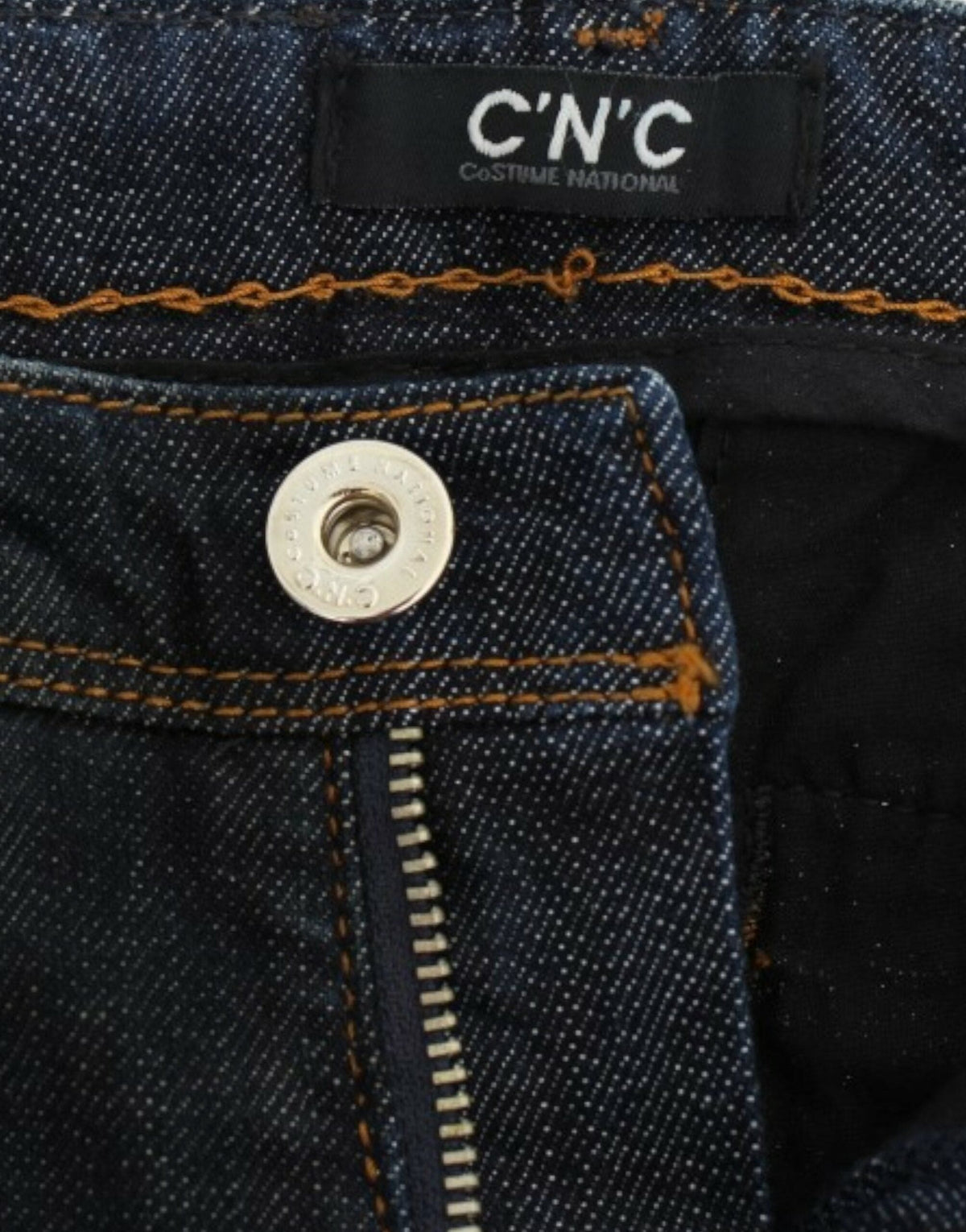 Costume National Chic Bleu Slim Fit Denim Delight