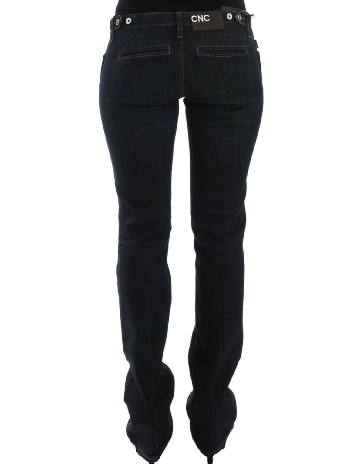 Costume National Chic Bleu Slim Fit Denim Delight