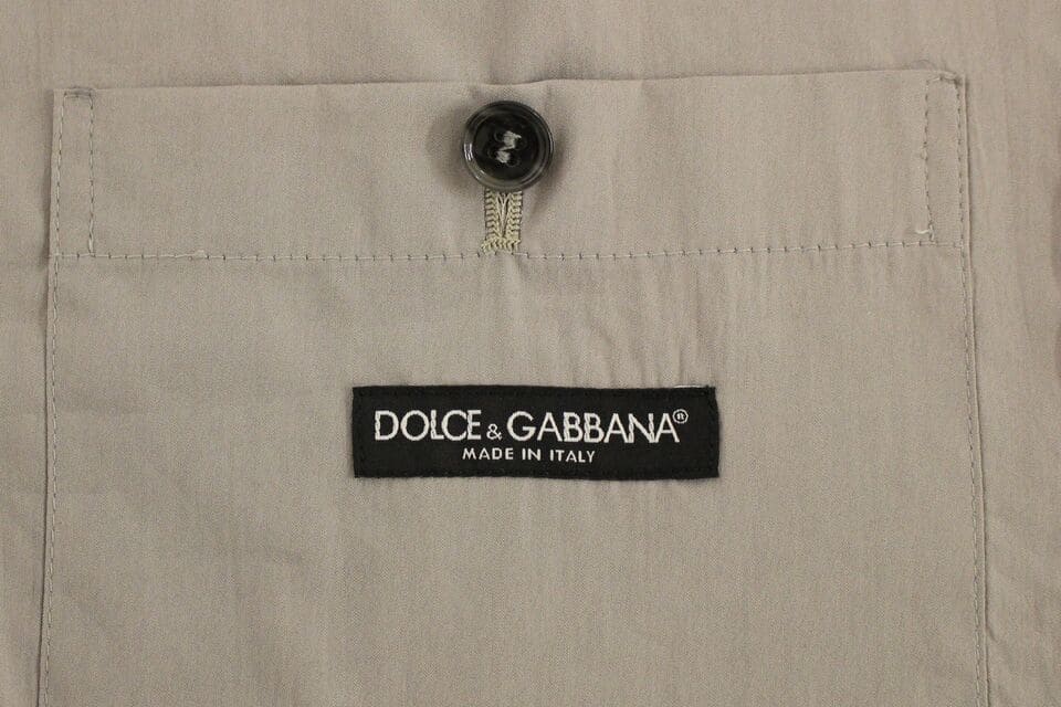 Gilet élégant coupe slim gris Dolce &amp; Gabbana