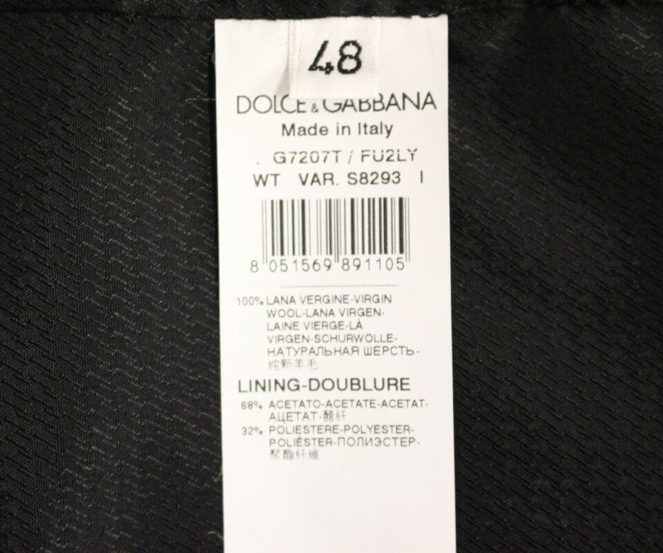 Gilet élégant en laine grise Dolce &amp; Gabbana