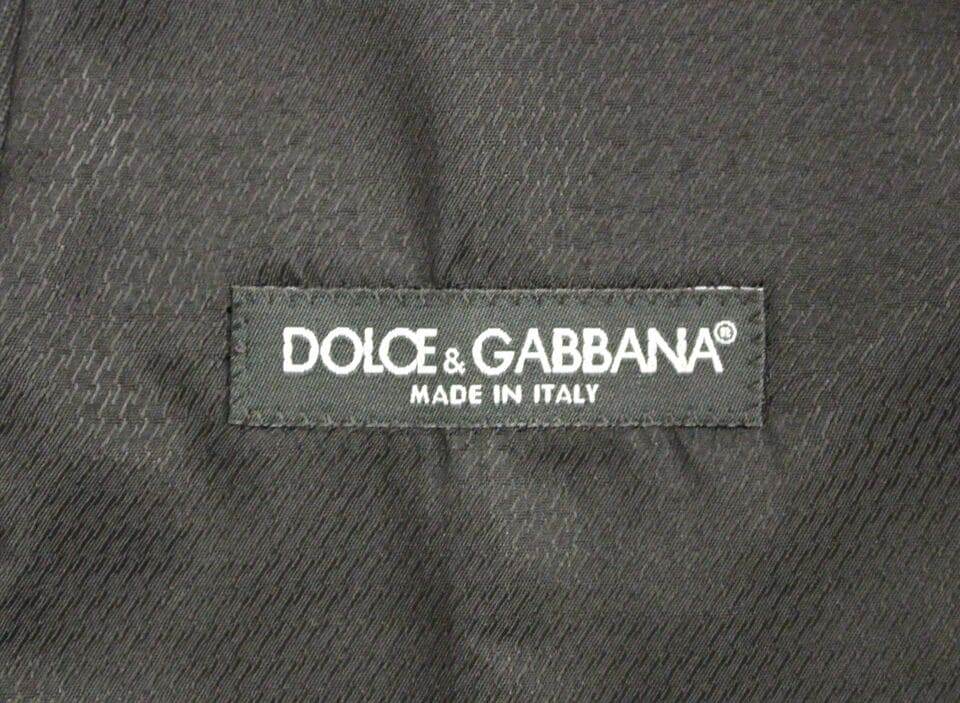 Gilet élégant en laine grise Dolce &amp; Gabbana