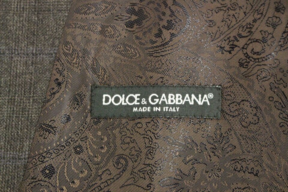 Gilet élégant en laine à carreaux Dolce &amp; Gabbana