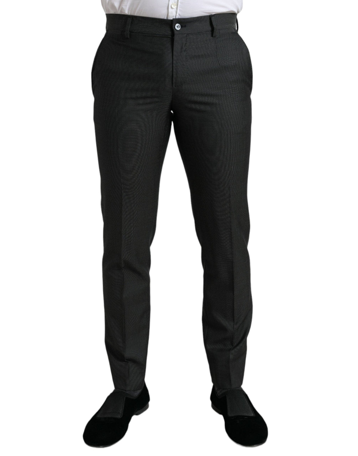 Pantalon skinny élégant gris foncé Dolce &amp; Gabbana