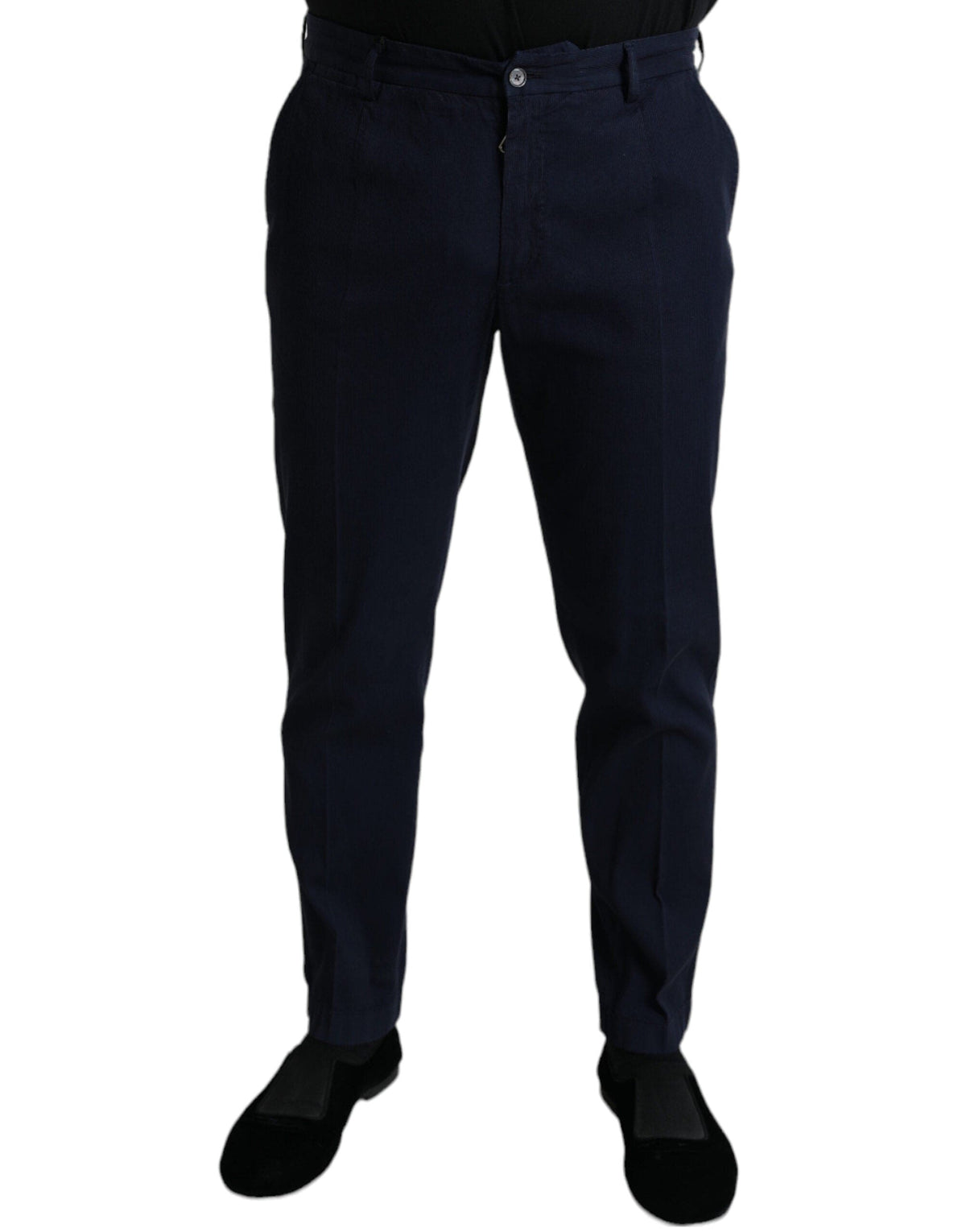 Pantalon skinny bleu foncé élégant Dolce &amp; Gabbana