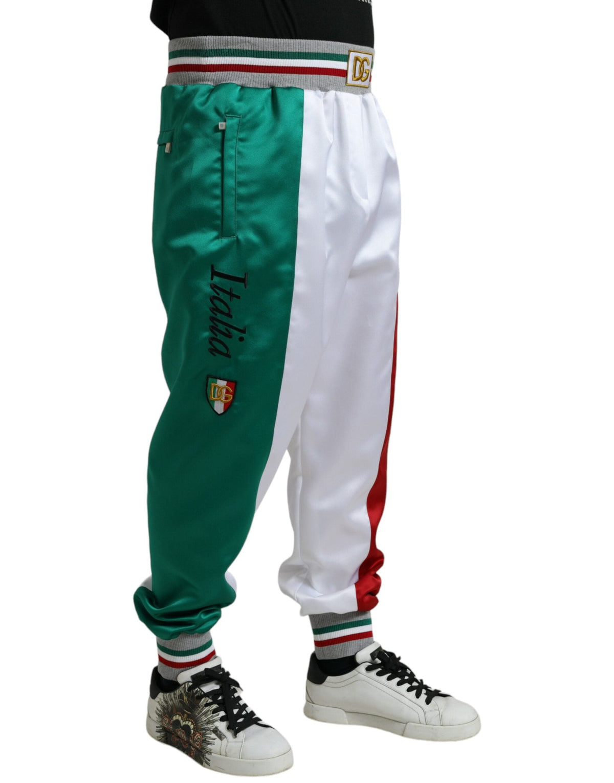 Pantalon de jogging à rayures italiennes Dolce &amp; Gabbana