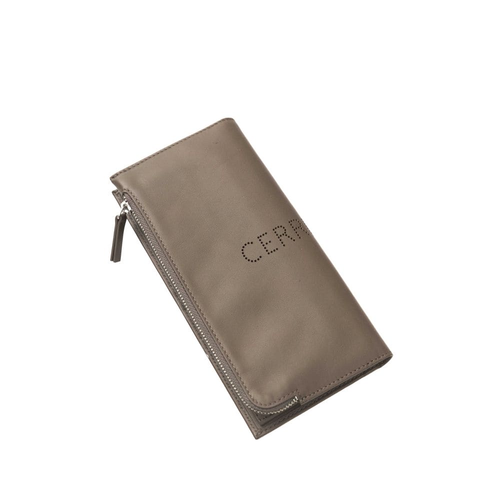 Cartera Cerruti 1881 Chic de piel marrón con logotipo