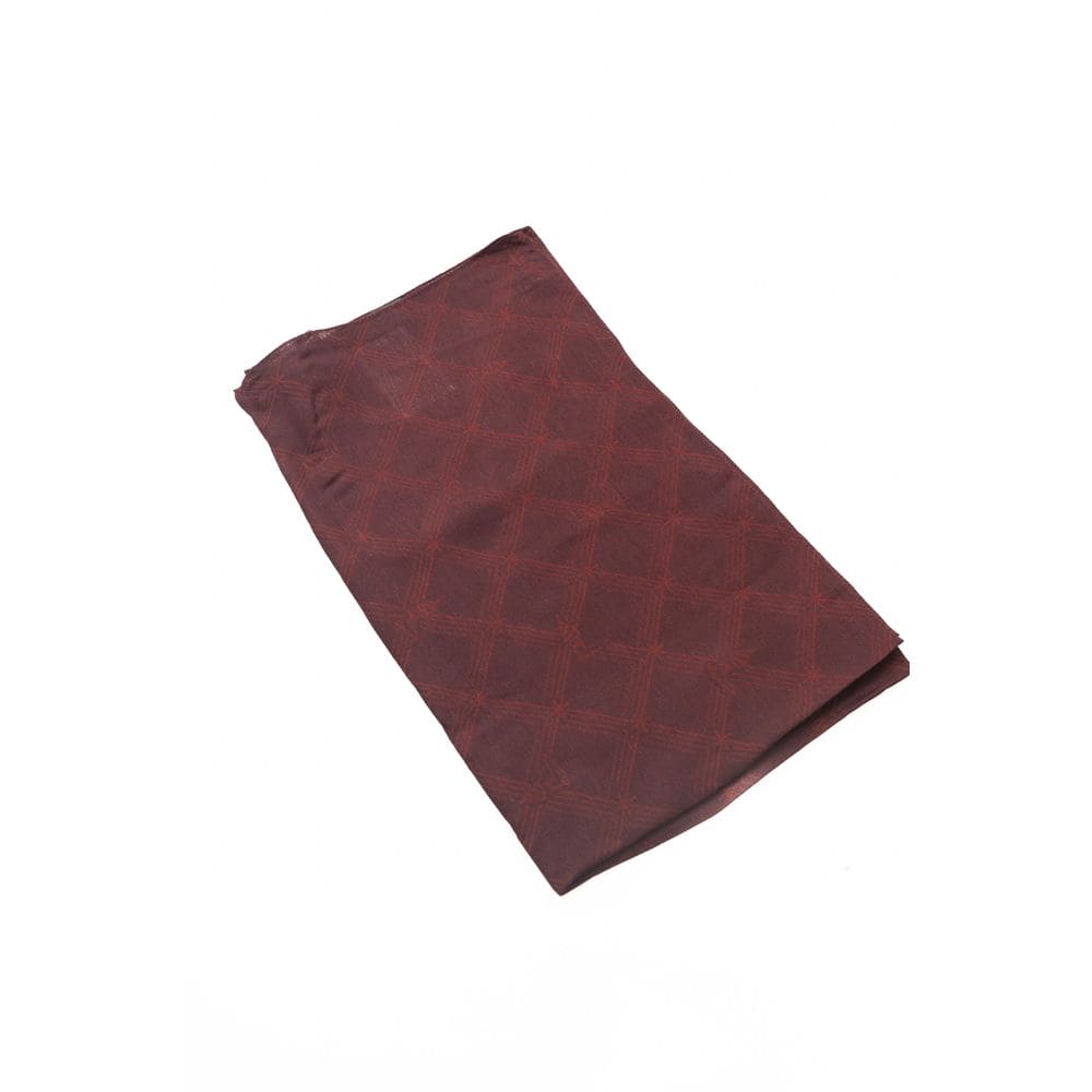 Foulard élégant en soie et viscose bordeaux Trussardi