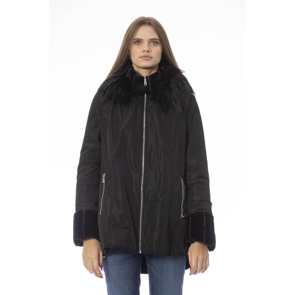 Veste à capuche réversible Baldinini Trend en noir