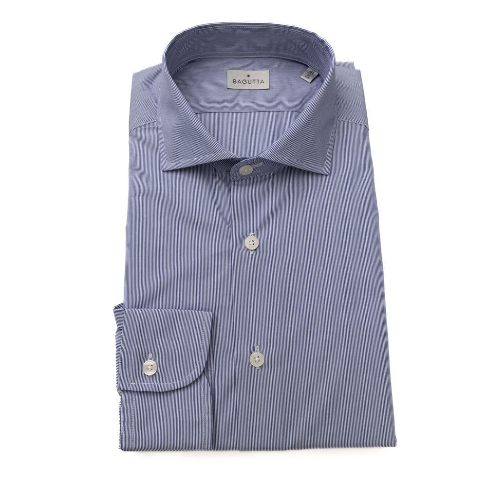 Camisa elegante de corte medio con cuello francés de Bagutta