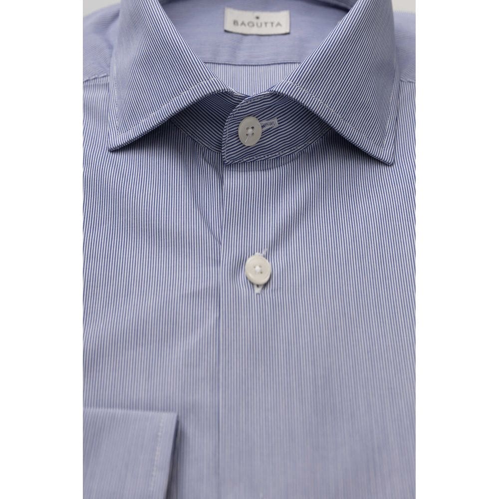 Camisa elegante de corte medio con cuello francés de Bagutta