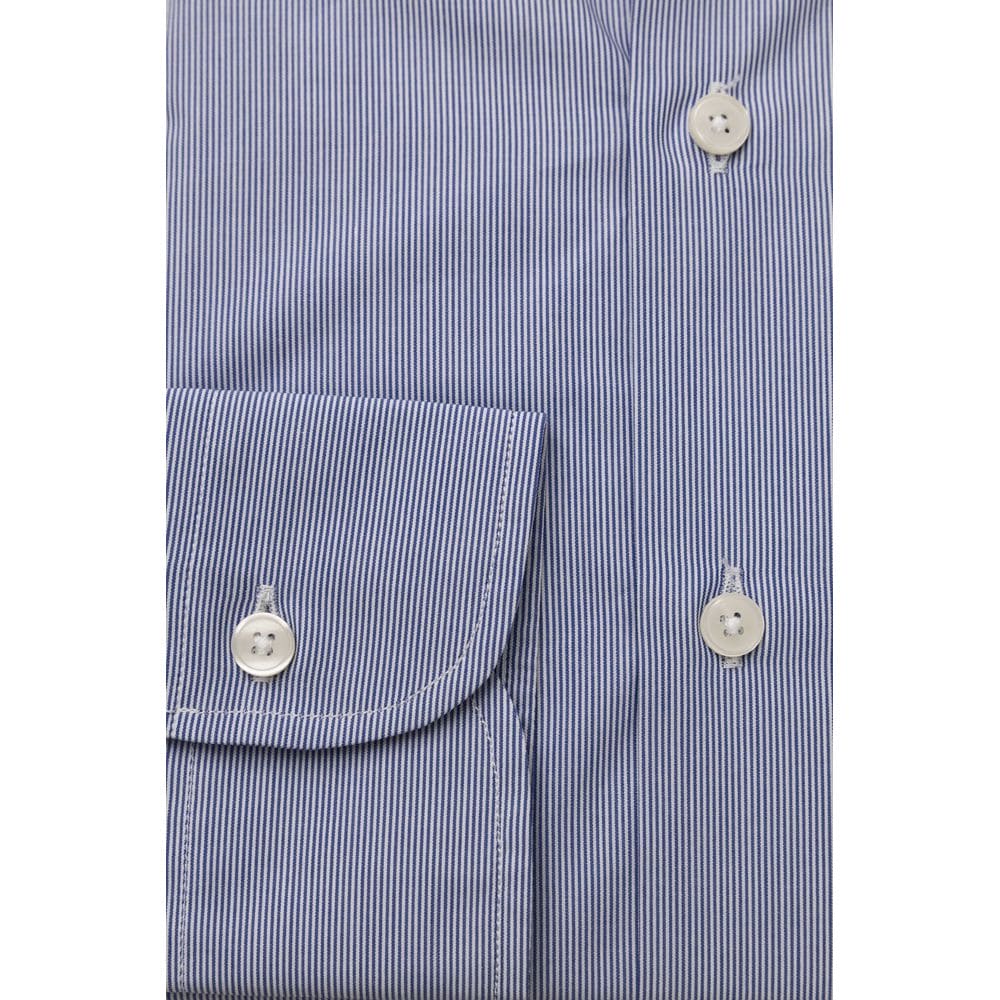 Camisa elegante de corte medio con cuello francés de Bagutta