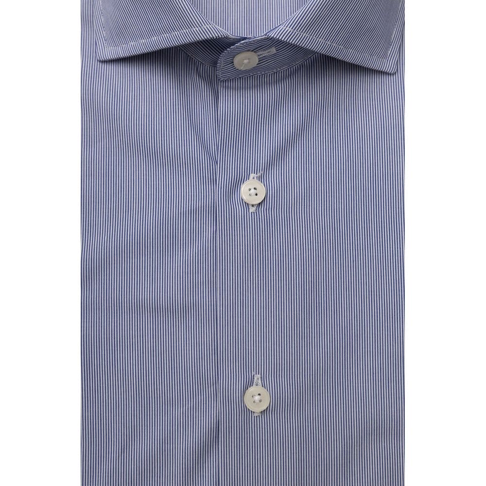 Camisa elegante de corte medio con cuello francés de Bagutta