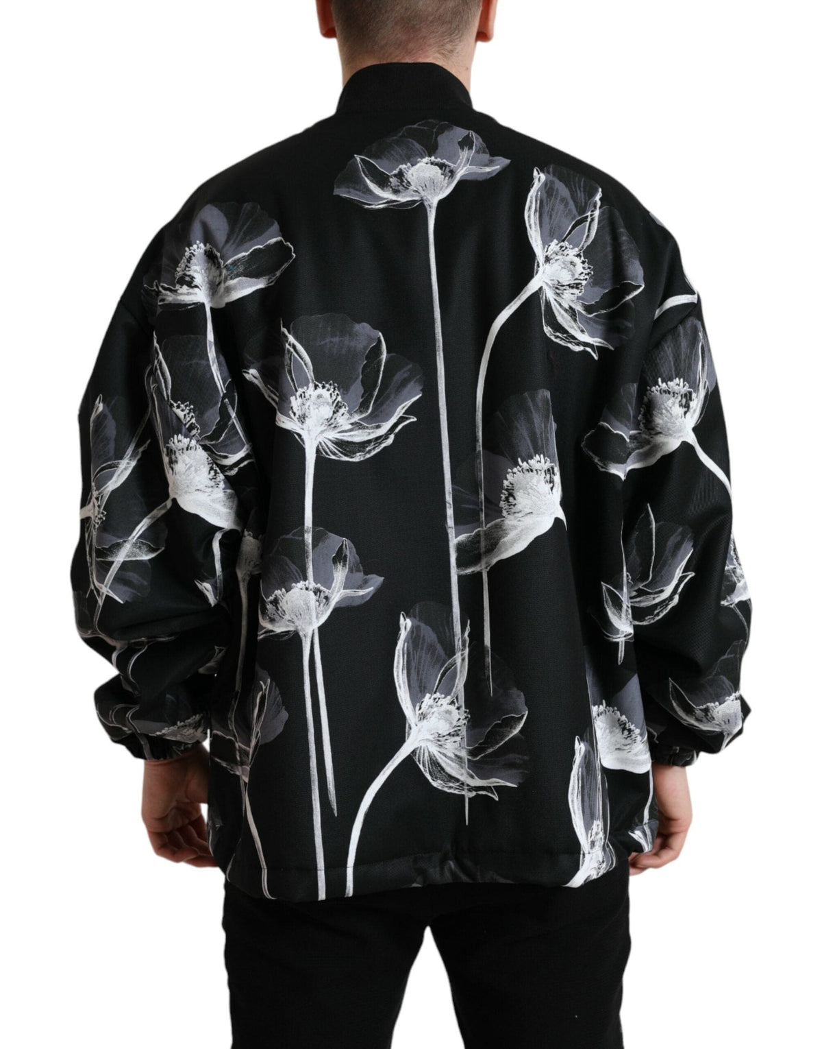 Veste bomber élégante à imprimé floral Dolce &amp; Gabbana