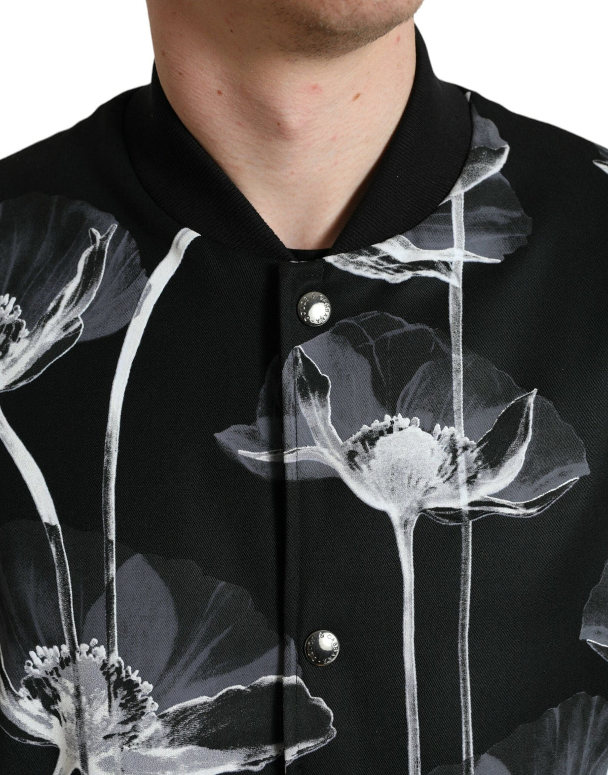 Veste bomber élégante à imprimé floral Dolce &amp; Gabbana