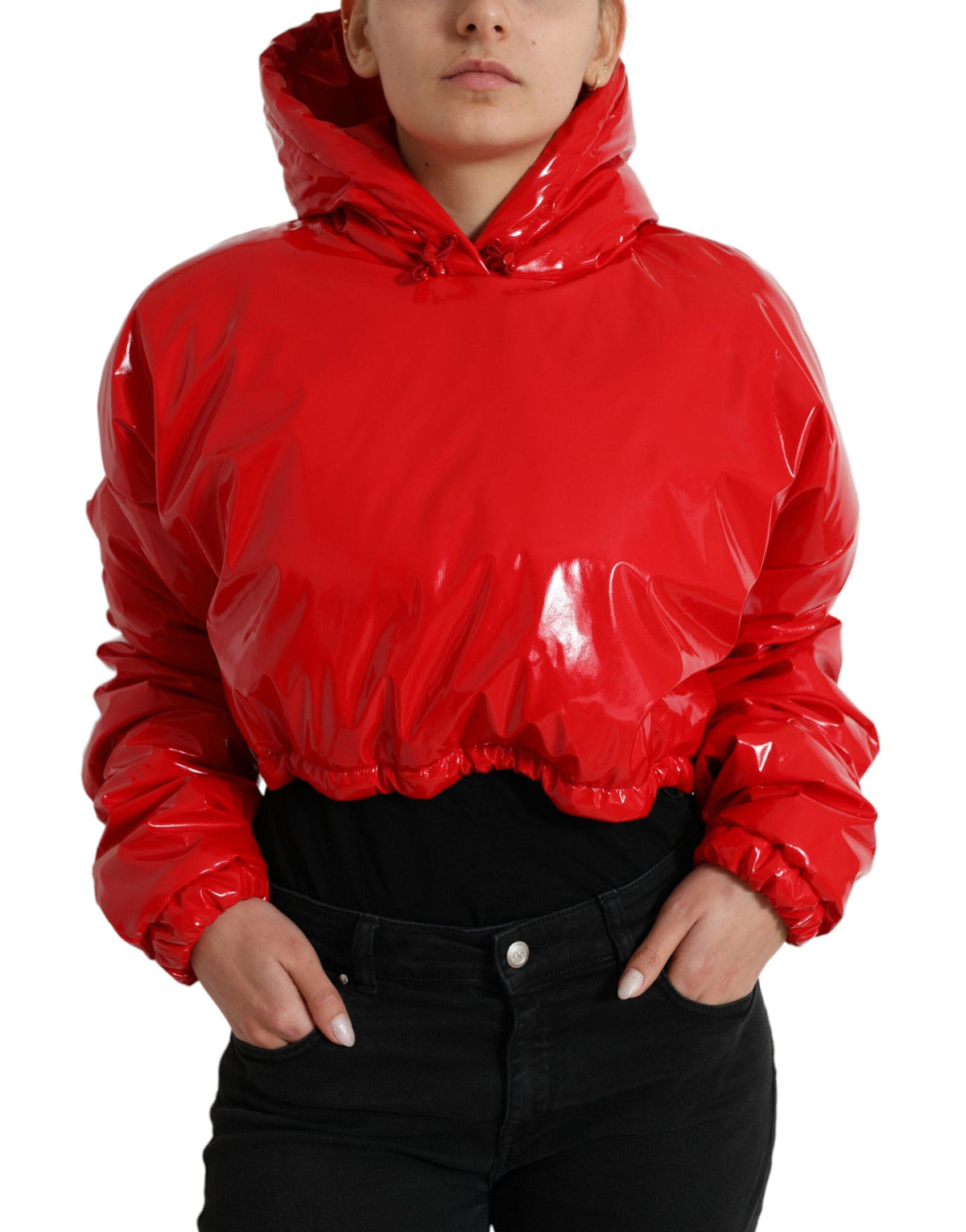 Veste courte rouge brillante chic Dolce &amp; Gabbana