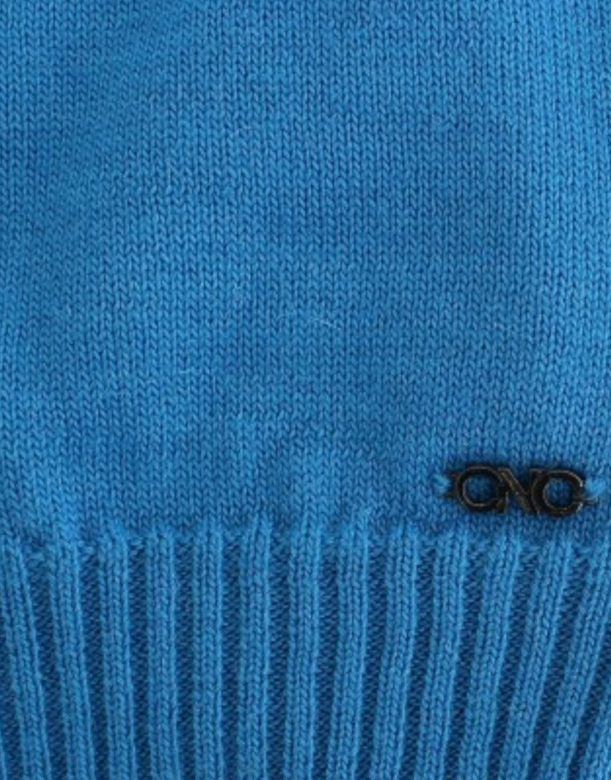 Pull en tricot bleu confortable à col rond Costume National