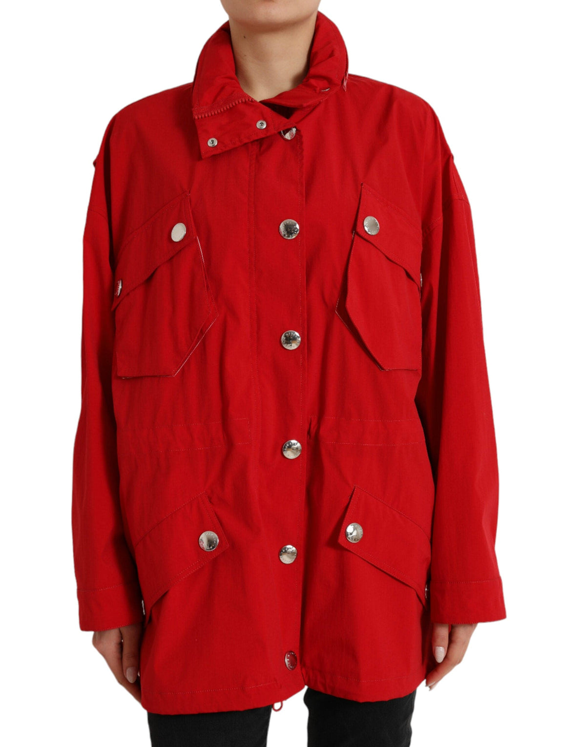 Chaqueta elegante de manga larga roja de Dolce &amp; Gabbana