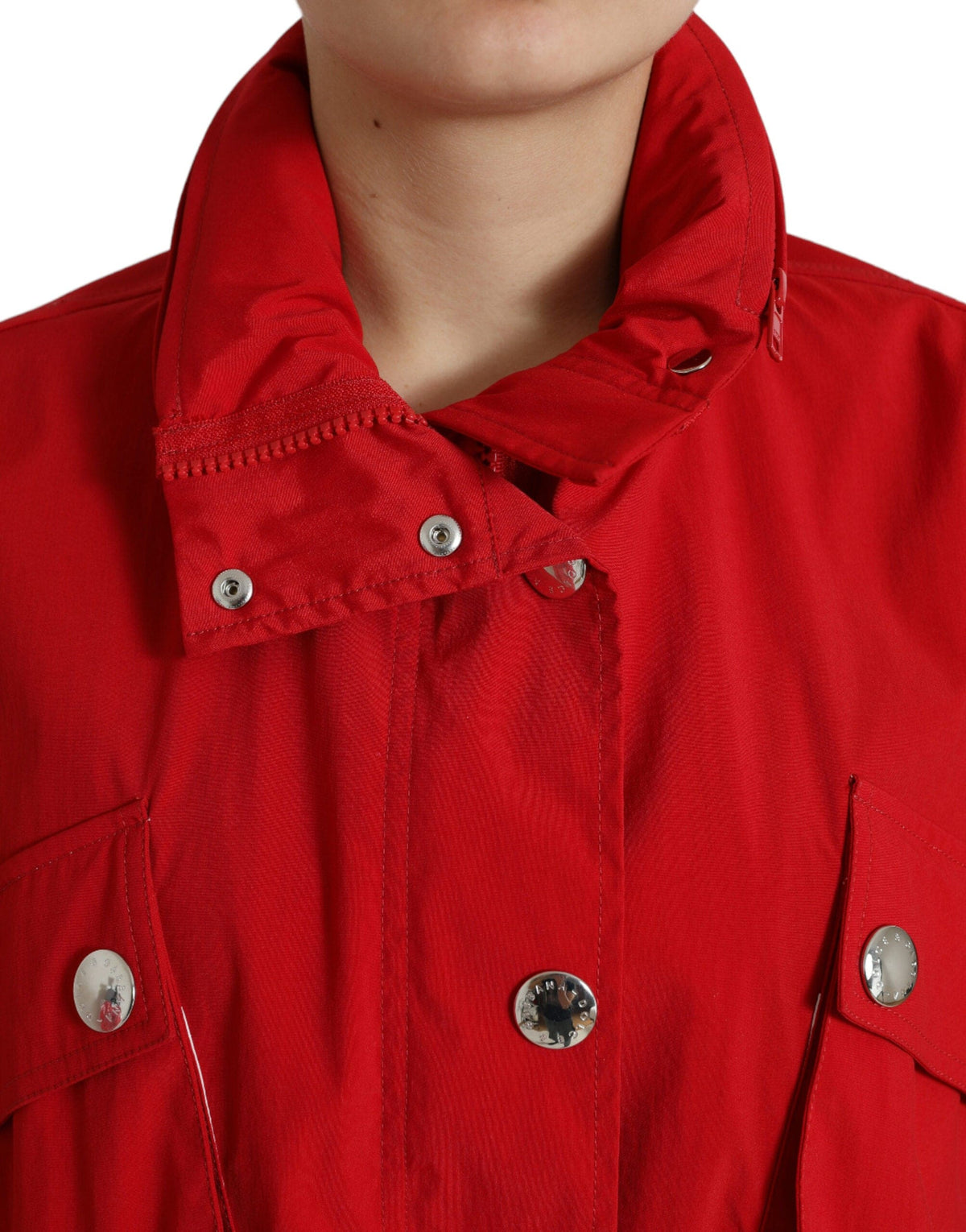 Chaqueta elegante de manga larga roja de Dolce &amp; Gabbana