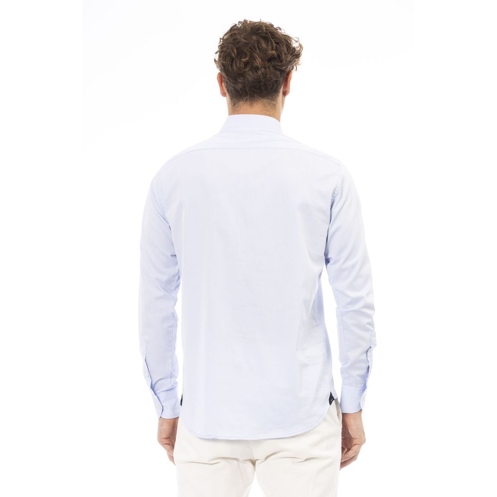 Chemise italienne élégante bleu clair tendance Baldinini