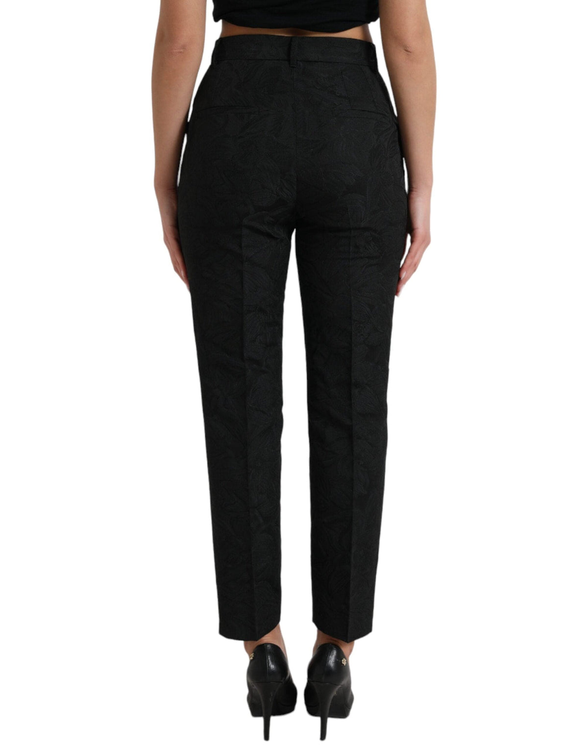 Pantalon fuselé taille haute élégant Dolce &amp; Gabbana