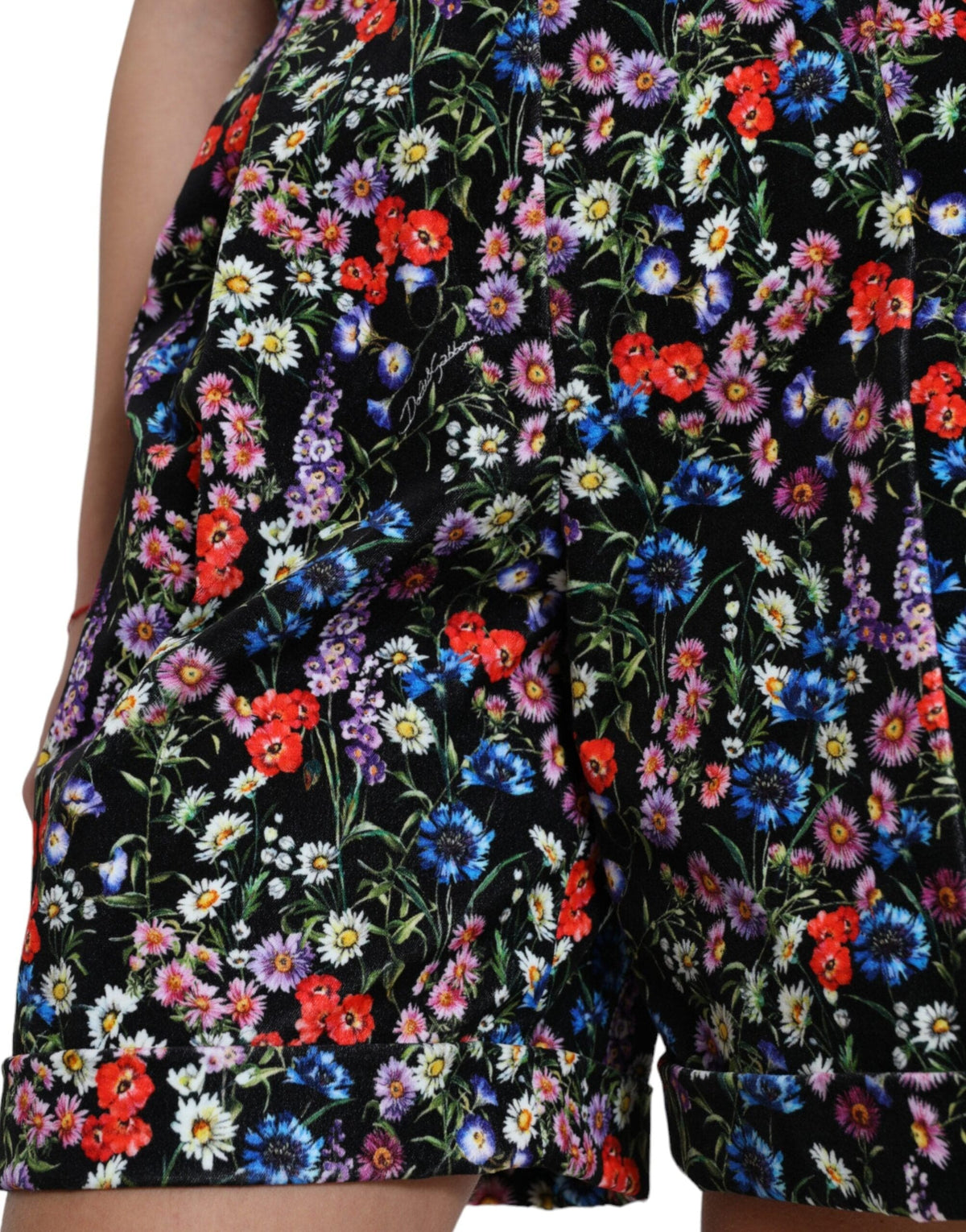 Short taille haute à imprimé floral chic Dolce &amp; Gabbana