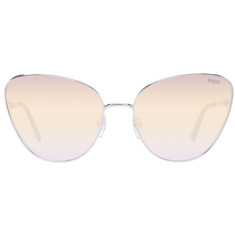 Emilio Pucci Silver Metal Sunglasses