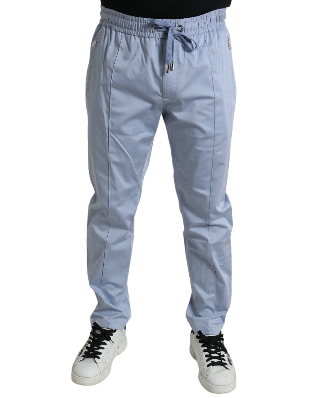 Pantalon de jogging bleu clair élégant Dolce &amp; Gabbana pour homme