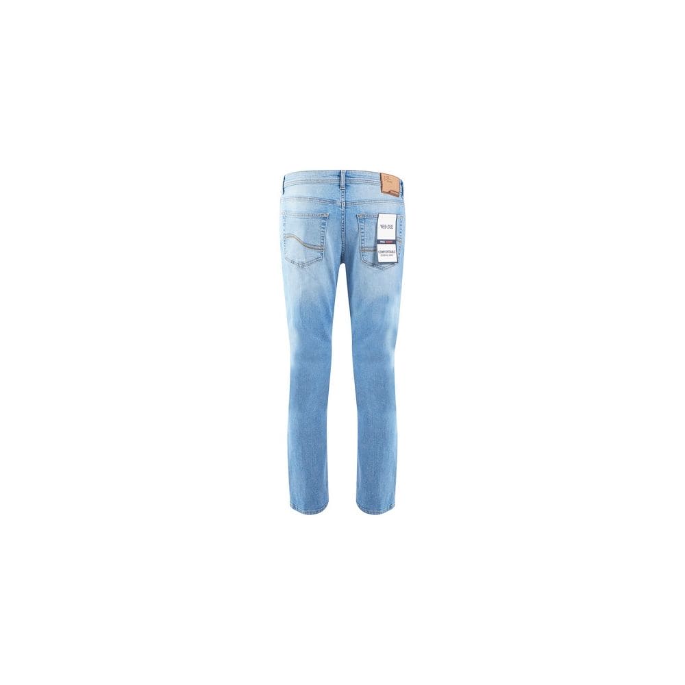 Jean Yes Zee Sleek Comfort Denim à cinq poches délavé clair