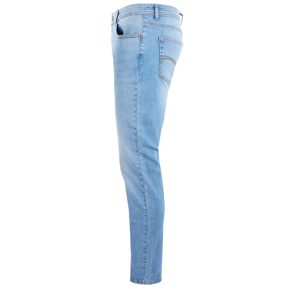 Yes Zee Sleek Comfort Denim - Vaqueros de cinco bolsillos con lavado claro