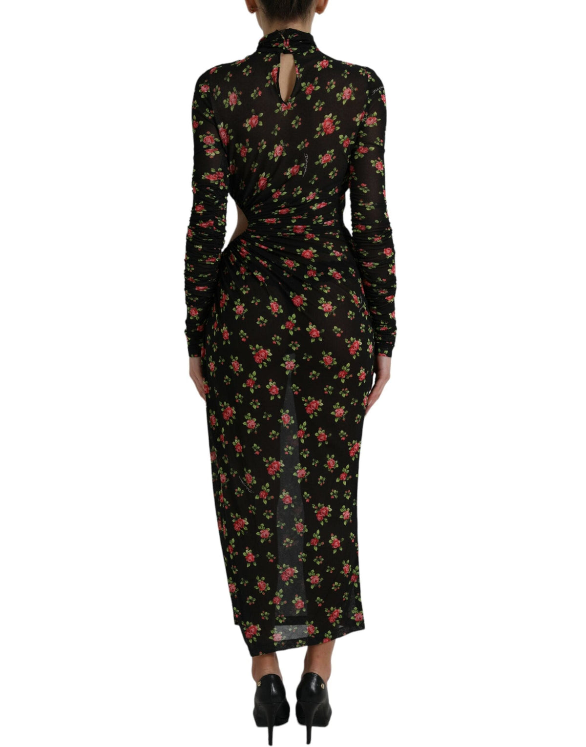 Vestido elegante con estampado floral de Dolce &amp; Gabbana