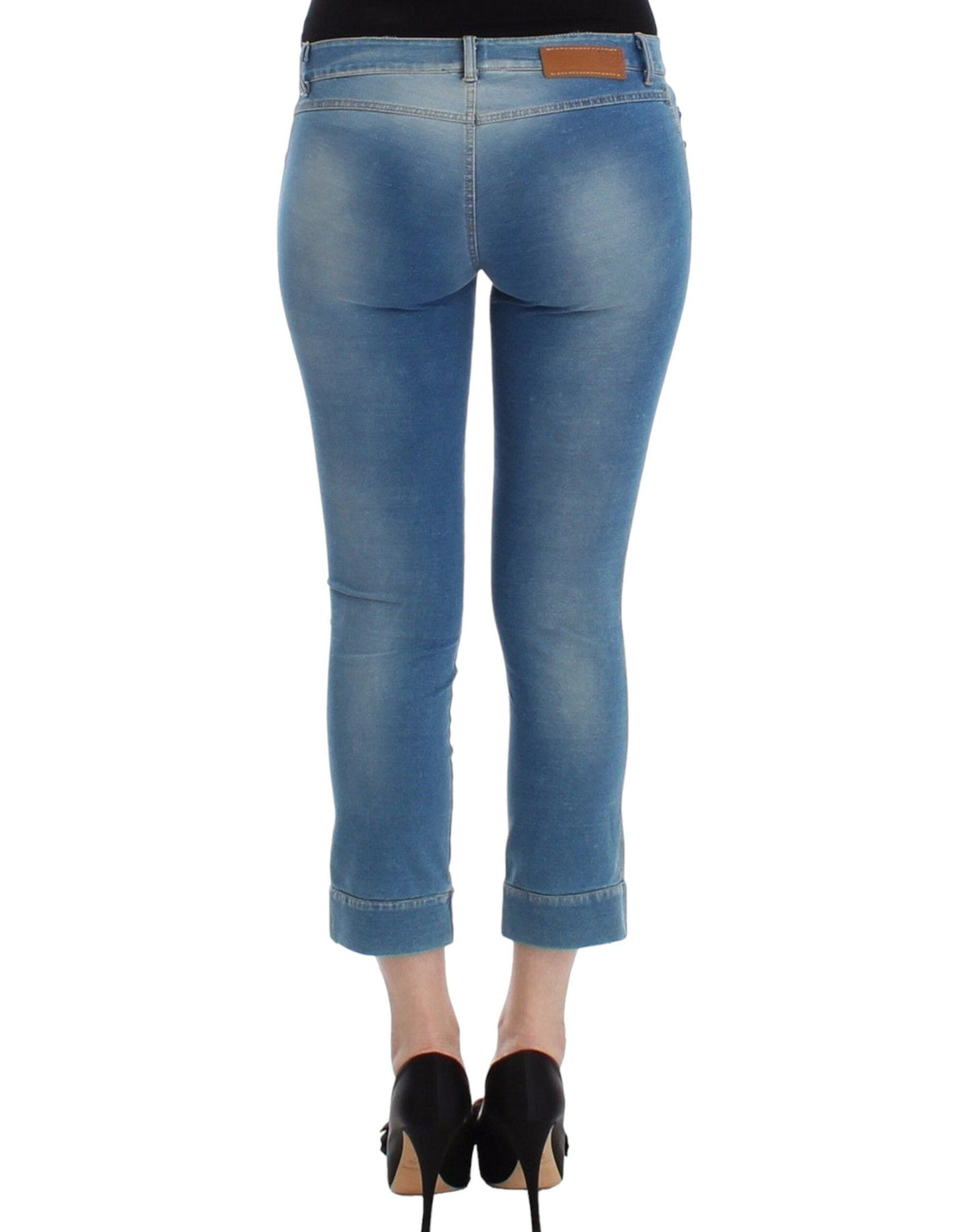 Ermanno Scervino Jean Capri bleu chic pour des étés élégants