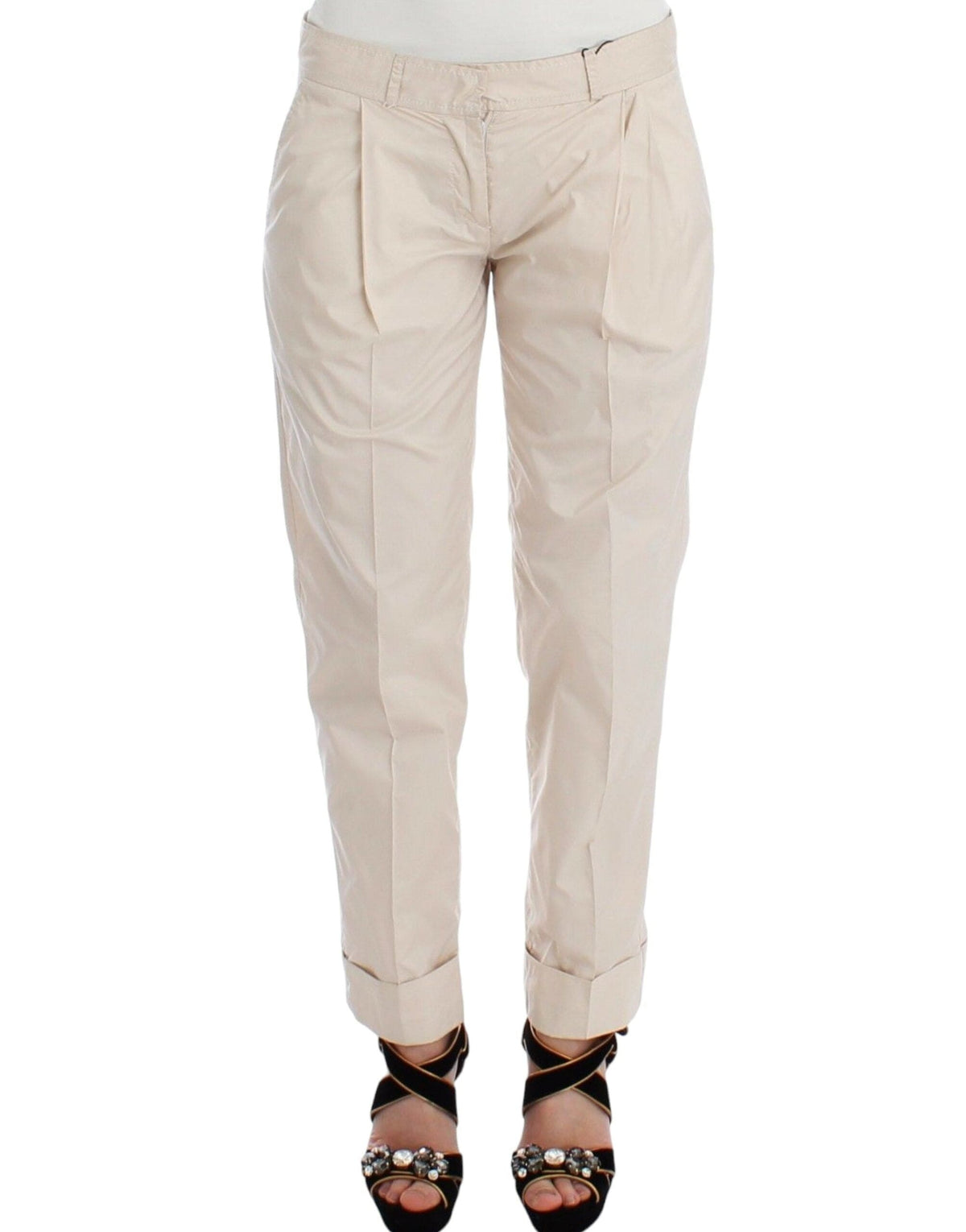 Ermanno Scervino Pantalon Chino Beige Chic - L'Élégance Redéfinie