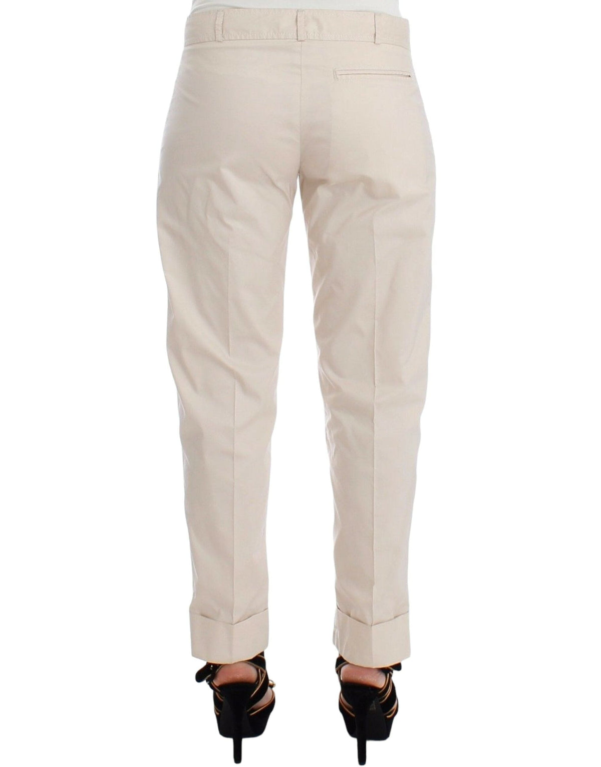 Ermanno Scervino Pantalón Chino Chic Beige - Elegancia Redefinida