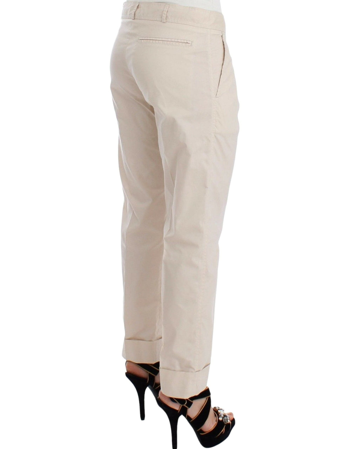 Ermanno Scervino Pantalón Chino Chic Beige - Elegancia Redefinida