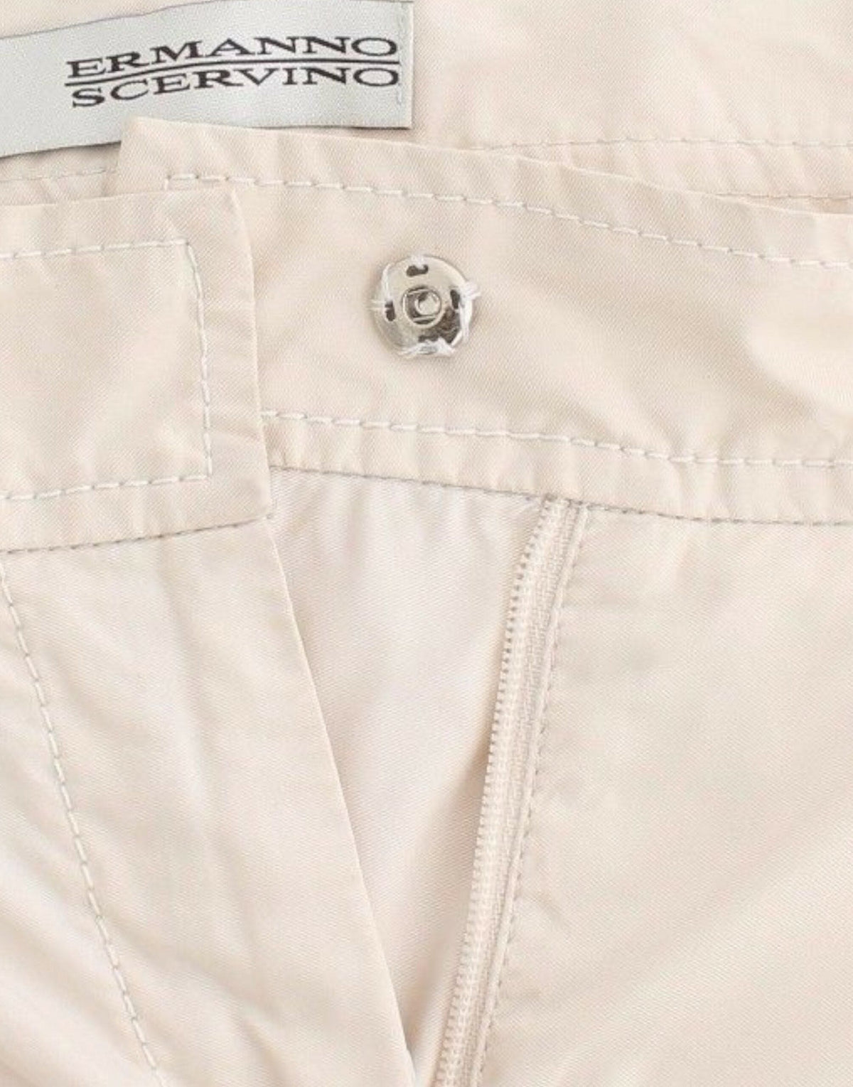 Ermanno Scervino Pantalón Chino Chic Beige - Elegancia Redefinida