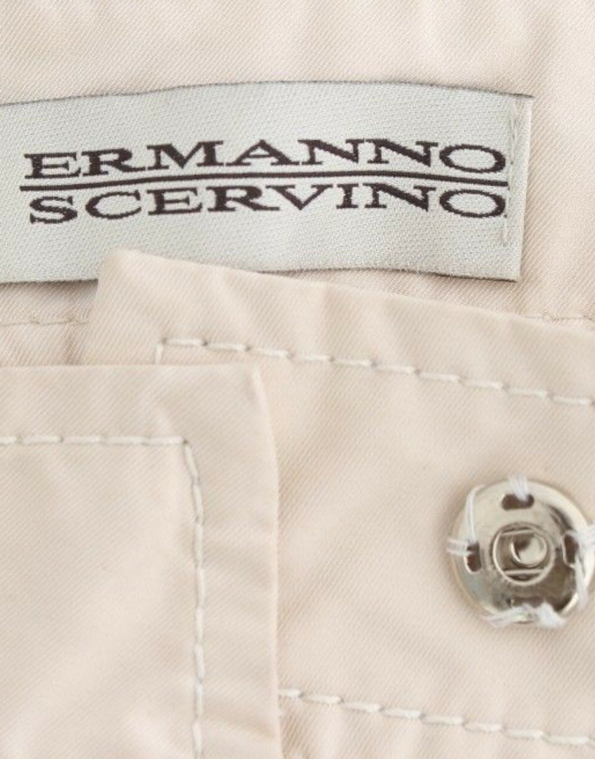 Ermanno Scervino Pantalón Chino Chic Beige - Elegancia Redefinida