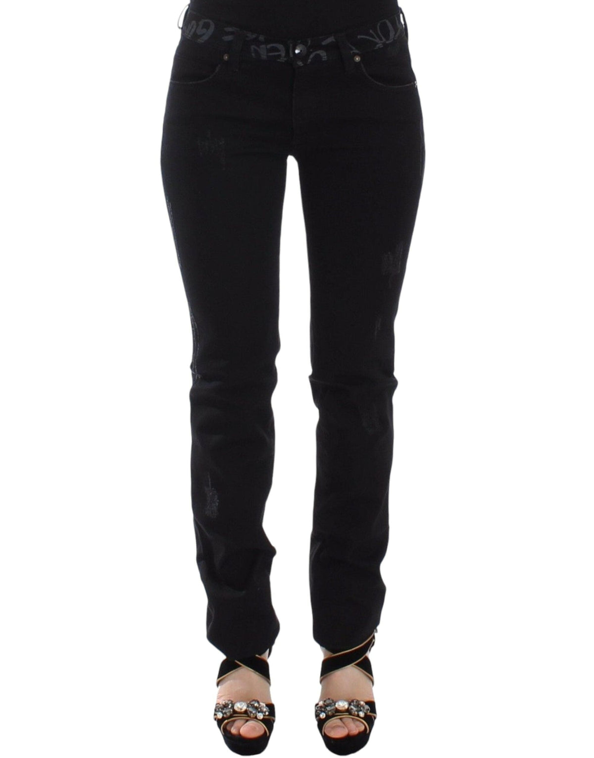 Jean skinny noir chic de Ermanno Scervino