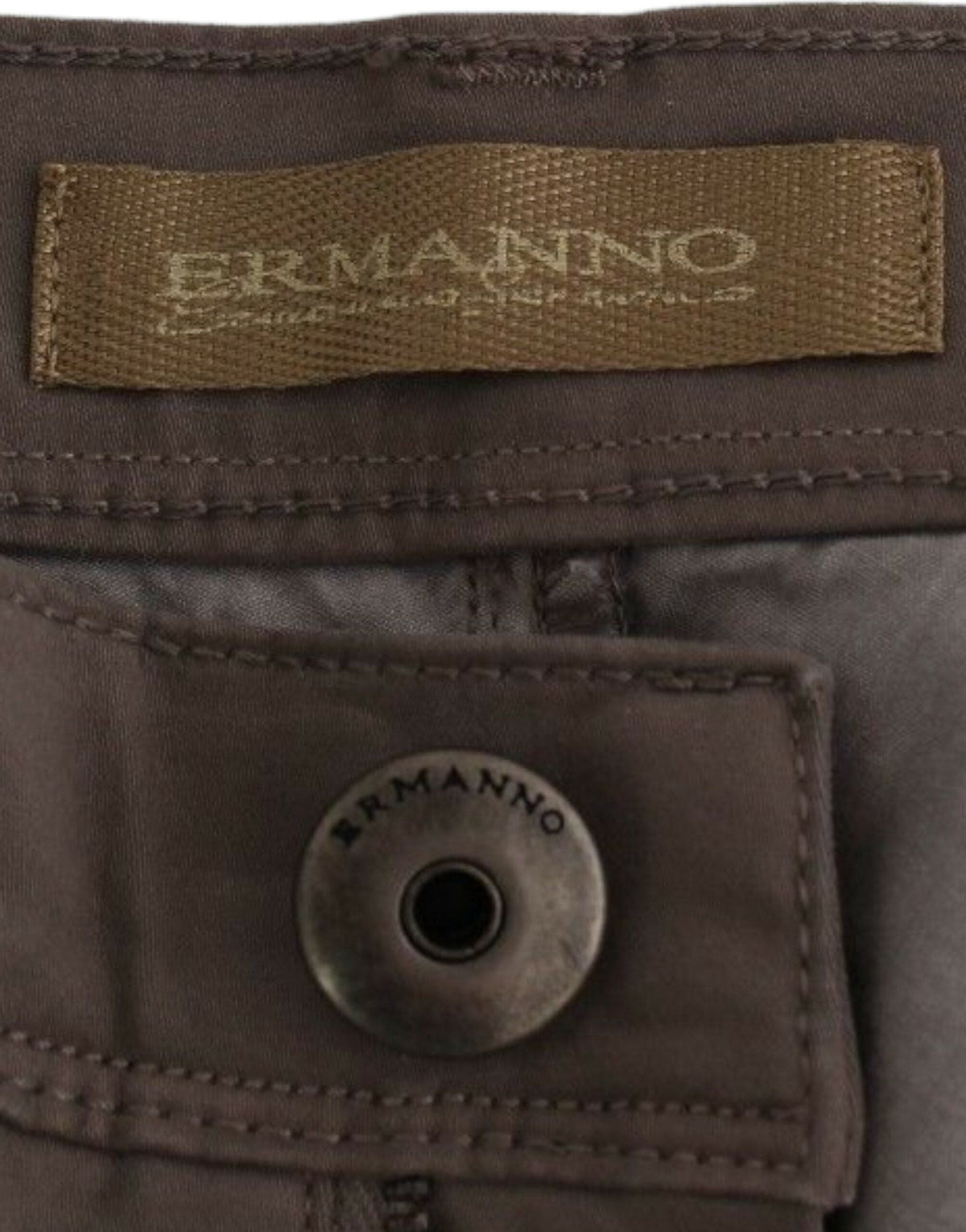 Jean skinny taupe chic Ermanno Scervino pour un style raffiné