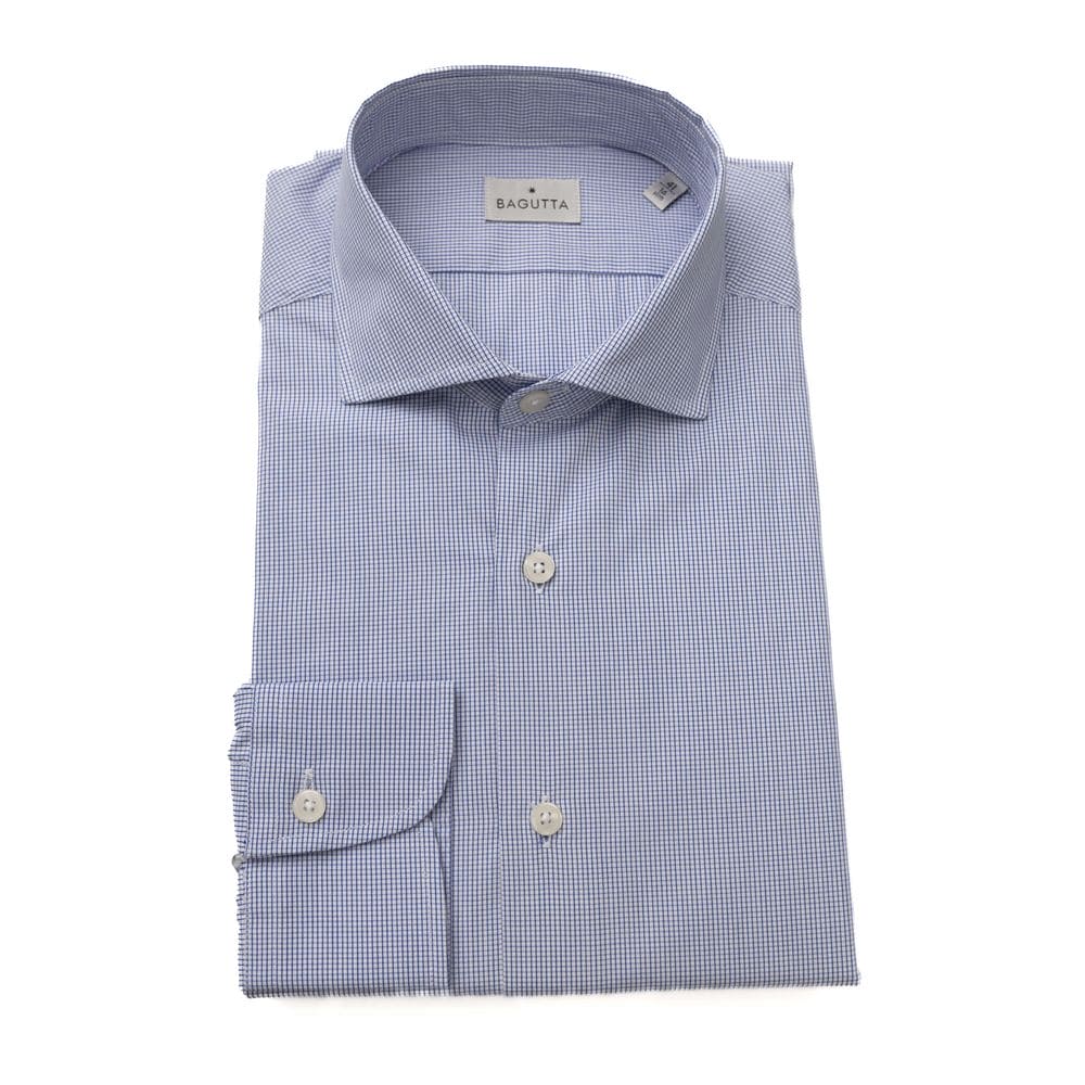 Camisa de vestir elegante de algodón con cuello francés de Bagutta