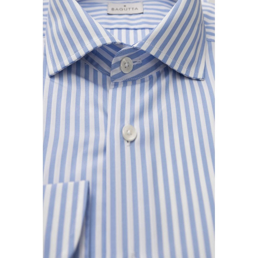 Camisa elegante de corte medio con cuello francés de Bagutta