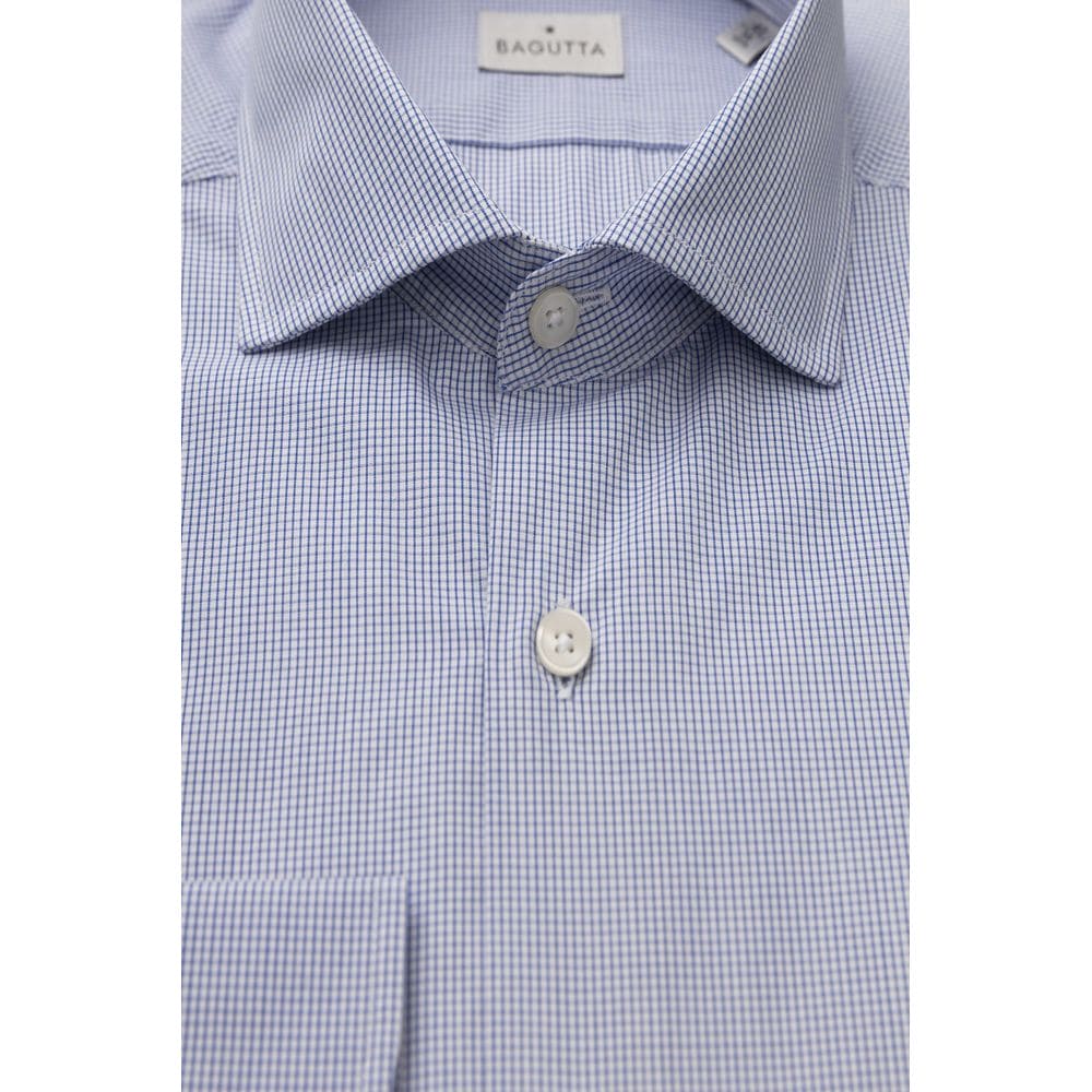 Camisa de vestir elegante de algodón con cuello francés de Bagutta