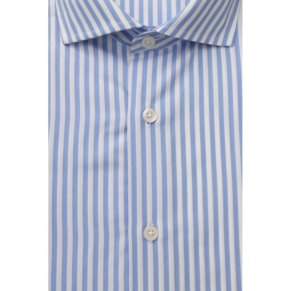 Camisa elegante de corte medio con cuello francés de Bagutta