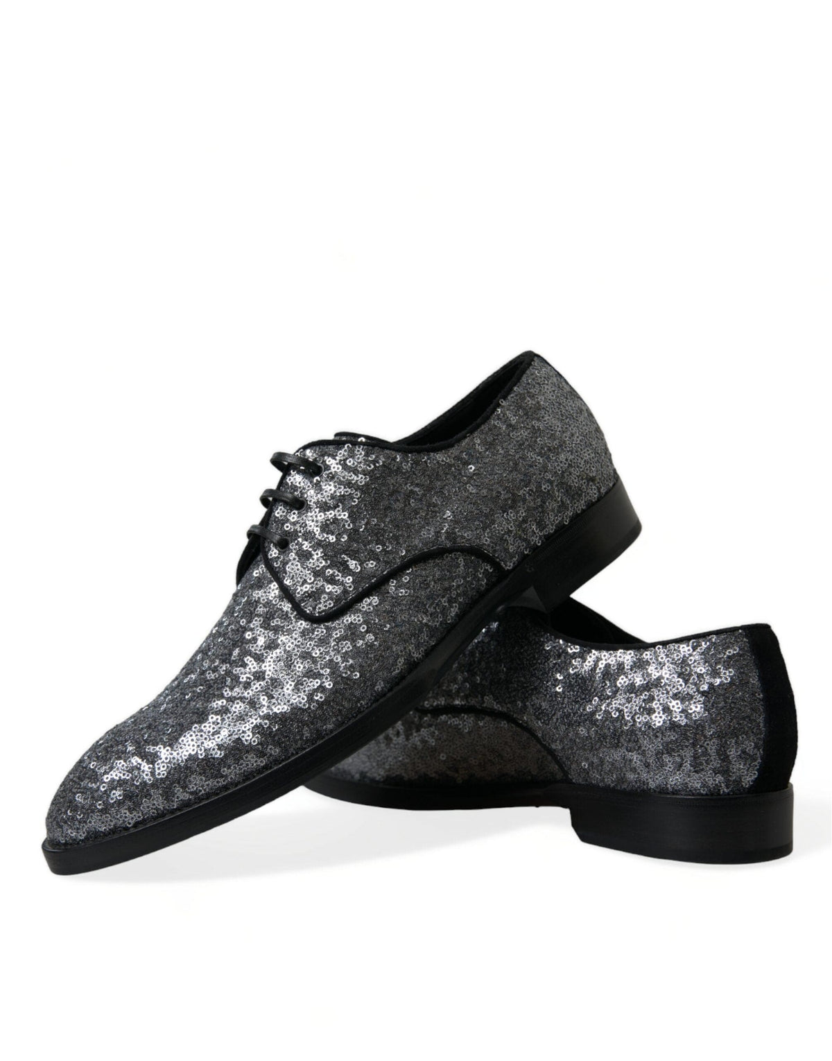 Chaussures Derby à paillettes exquises de Dolce &amp; Gabbana