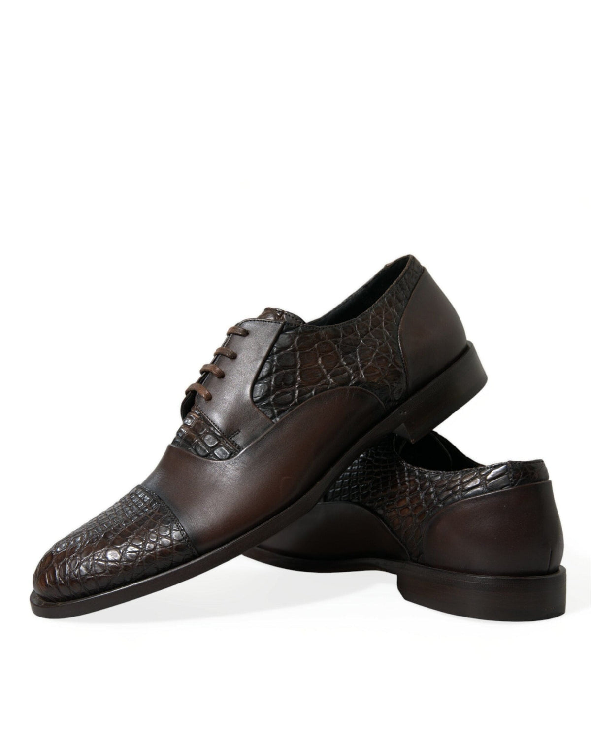 Zapatos de vestir elegantes de piel texturizada de estilo oxford de Dolce &amp; Gabbana