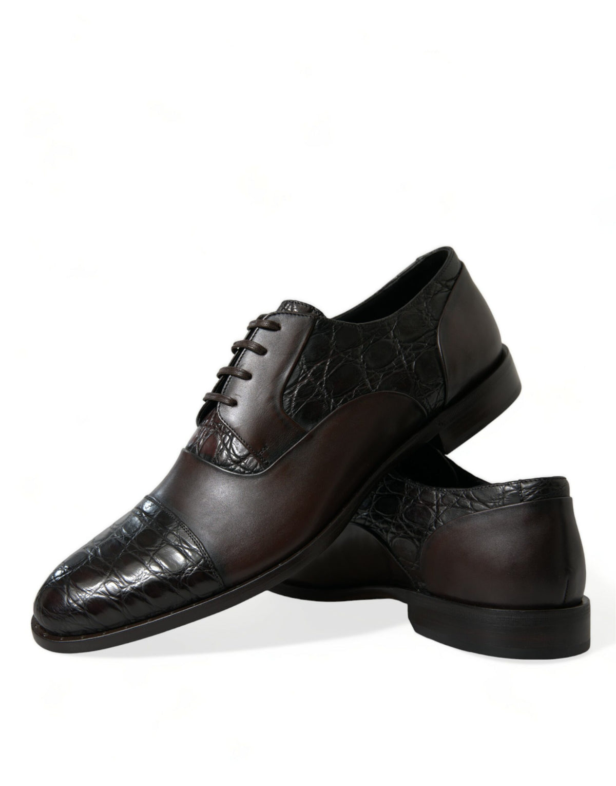 Chaussures habillées Derby marron élégantes Dolce &amp; Gabbana