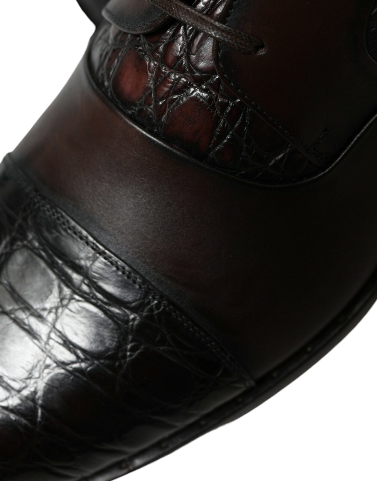 Chaussures habillées Derby marron élégantes Dolce &amp; Gabbana