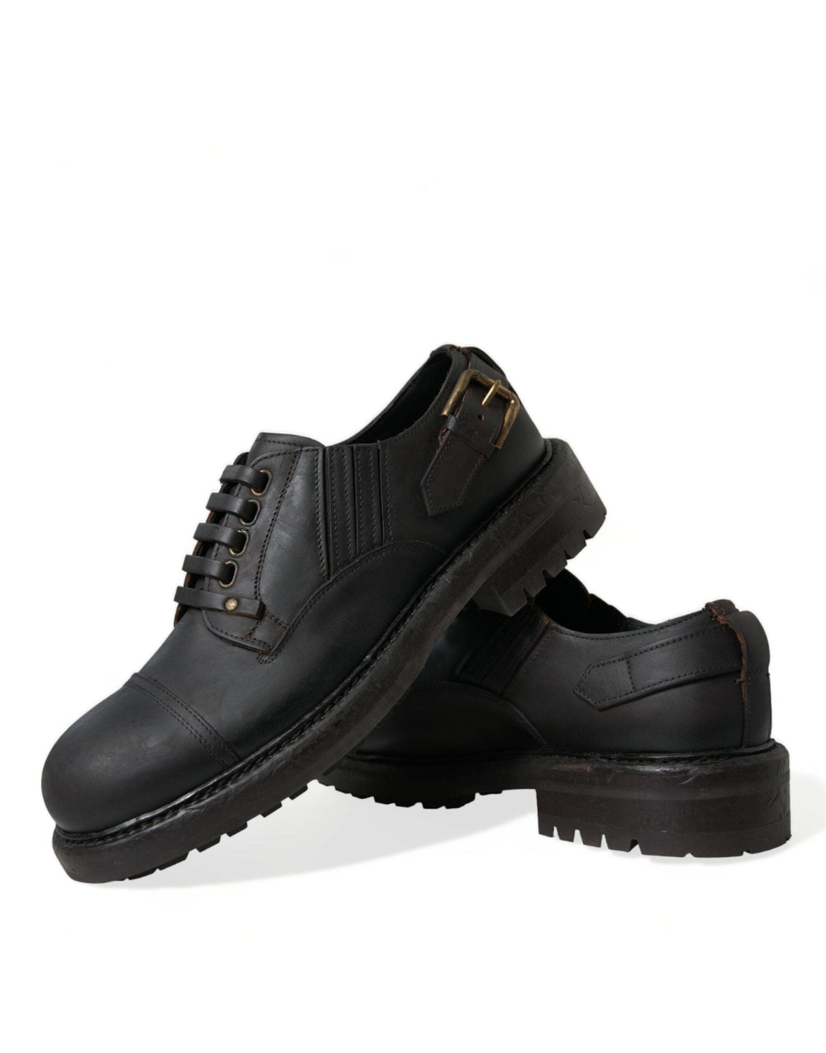 Chaussures Derby en cuir élégantes pour hommes Dolce &amp; Gabbana